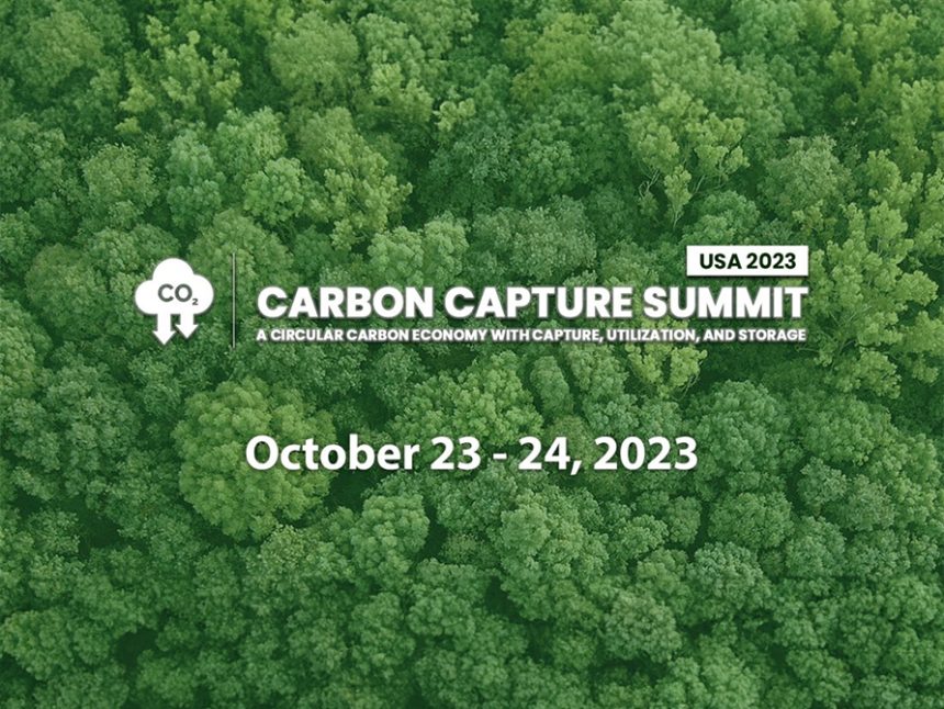 Carbon Capture Summit 2023. October 23- 24, USA